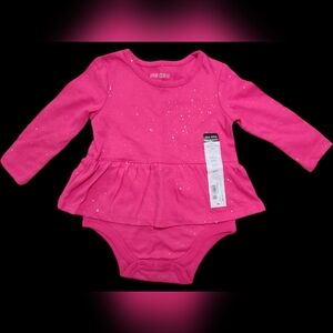 NWT Okie dokie size 9m pink bodysuit